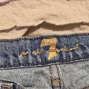 7 For All Mankind Blue Denim Jeans